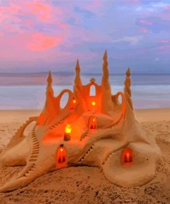 Sand Castle Paint By Numbers