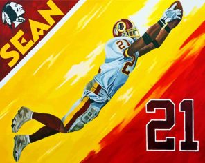 Sean Taylor Player Paint By Numbers