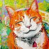 Smiling Cat Paint By Numbers