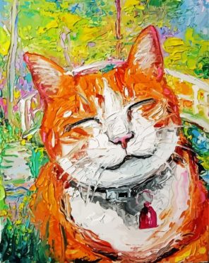 Smiling Cat Paint By Numbers