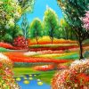 Spring Landscape Paint By Numbers