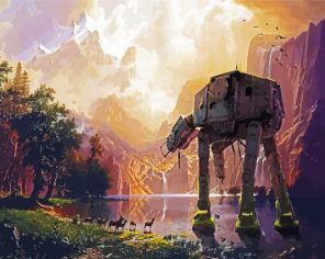 Star Wars Landscape Paint By Numbers