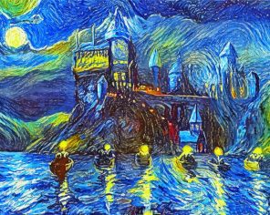 Starry the Night Palace Paint By Numbers