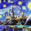 Starry the Night Castle Paint By Numbers