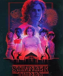 Stranger Things Poster Paint By Numbers