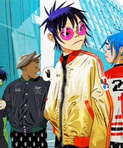 The Gorillaz Paint By Numbers