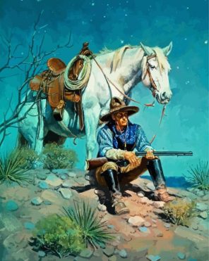 Artistic Cowboys Paint By Numbers