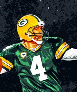 Aesthetic Brett Favre Paint By Numbers