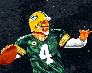 Aesthetic Brett Favre Paint By Numbers