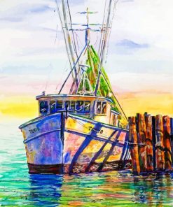 The Shrimp Boat Paint By Numbers