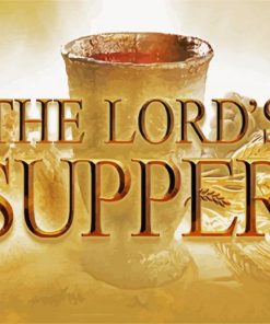 The Lord Supper Poster Paint By Numbers