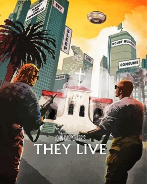 They Live Movie Paint By Numbers