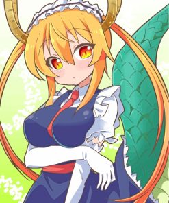 Cute Tohru Kobayashi Paint By Numbers