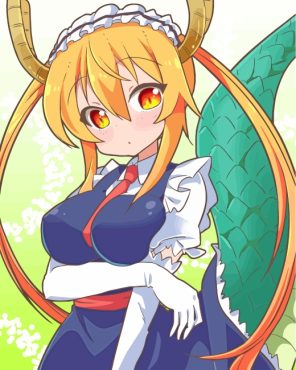 Cute Tohru Kobayashi Paint By Numbers