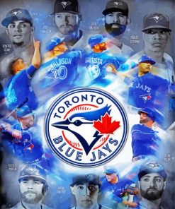 Toronto Blue Jays Logo Paint By Numbers