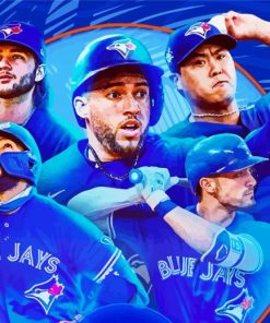 Toronto Blue Jays Team Paint By Numbers