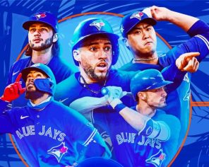 Toronto Blue Jays Team Paint By Numbers