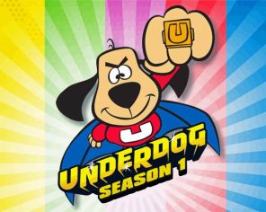 Underdog Cartoon Paint By Numbers