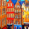 Colorful Victoria Street Paint By Numbers