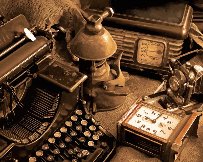 Epoch Typewriter Paint By Numbers