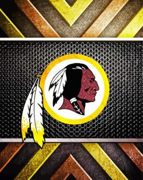 Washington Redskins Logo Paint By Numbers