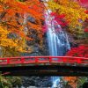 Waterfall Japan Paint By Numbers