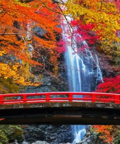 Waterfall Japan Paint By Numbers