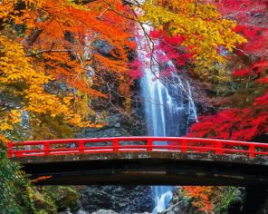 Waterfall Japan Paint By Numbers