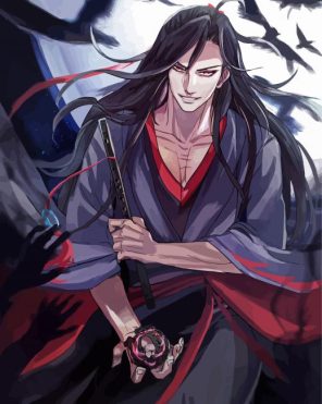 Wei Wuxian Anime Paint By Numbers