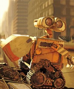 Walle Animation Paint By Numbers