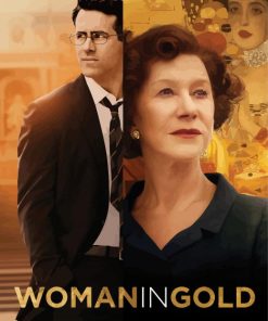 Woman In Gold Poster Paint By Numbers