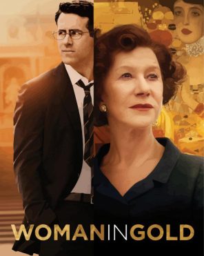 Woman In Gold Poster Paint By Numbers