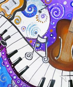 Abstract Instruments Paint By Numbers