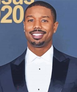 Michael B Jordan Paint By Numbers