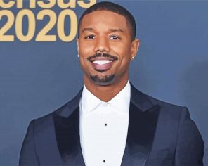 Michael B Jordan Paint By Numbers