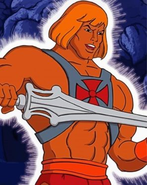 He Man Character Paint By Numbers