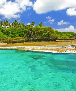 Niue Island Beach Paint By Numbers