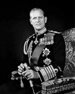 Young Prince Philip Paint By Numbers