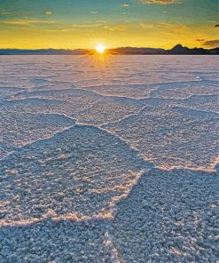 Bonneville Salt Flats Paint By Numbers