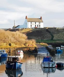 Canal Boats England Paint By Numbers