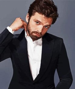 Elegent Sebastian Stan Paint By Numbers