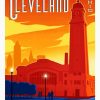 Cleveland City Poster Paint By Numbers