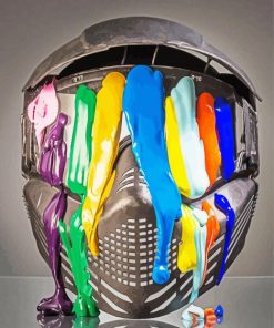 Paintball Mask Paint By Numbers