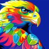 Colorful Eagles Paint By Numbers