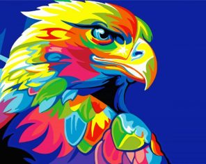 Colorful Eagles Paint By Numbers