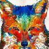 Artistic Fox Paint By Numbers