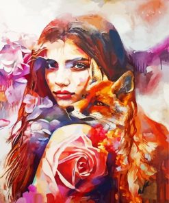 Fox Lady Paint By Numbers