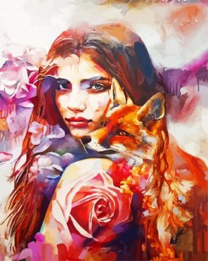 Fox Lady Paint By Numbers