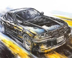 Stylish Bmw Car Paint By Numbers