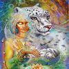 Goddess And Tiger Paint By Numbers